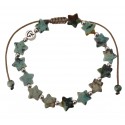 Bracelet Estrella - Turquoise Africaine et Argent 925