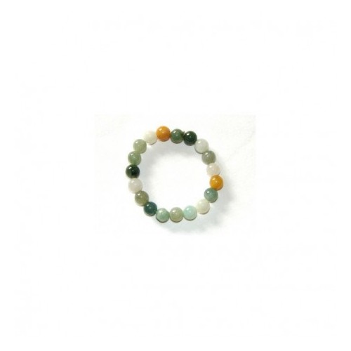 Bracelet Tricolore en Jade