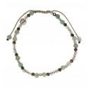 Bracelet Trinidad - Jade Vert, Pyrite, Labradorite et Argent 925