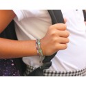 Bracelet Profond Enfant - Fluorite et Améthyste
