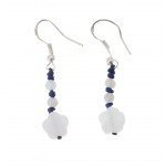 Boucles d'oreilles Petite Fleur en Jade