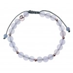 Bracelet Calcédoine et Argent 925
