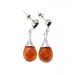 Boucles d'oreille en Pierre et Argent 925