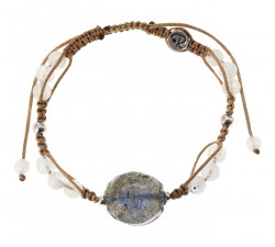 Bracelet Turtle - Labradorite, Pierre de Lune et A925