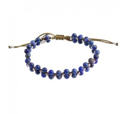Bracelet volupté en Lapis Lazuli et argent 925