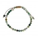 Bracelet Profond en Agate Mousse