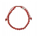 Bracelet Profond en Jaspe Rouge