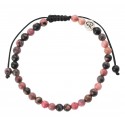 Bracelet Profond en Rhodonite