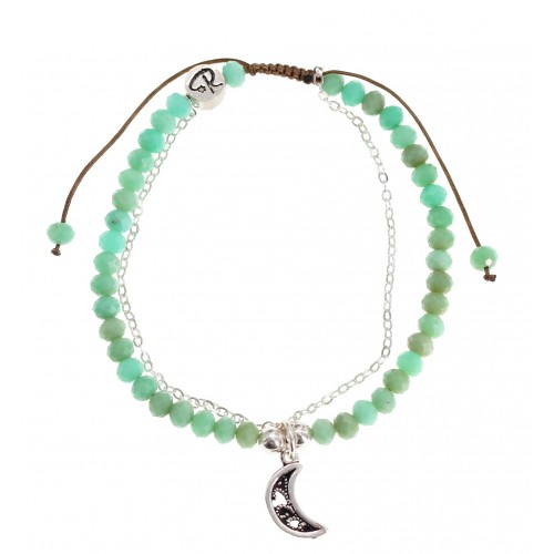 Bracelet Astral - Chrysoprase et Argent 925