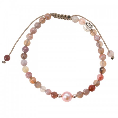 Bracelet Pearl - Agate et Argent 925
