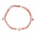 Bracelet Pearl - Rhodochrosite et perle de culture