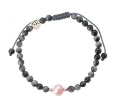 Bracelet Pearl - Quartz Oeil de Chat, Perle de Culture et Argent 925