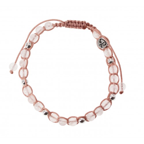 Bracelet - Quartz Rose et Argent 925