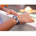 Bracelet Enfant "Joli Coeur" - Lapis Lazuli, Amazonite et Argent 925