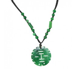 Collier Nouvelle ère en jade néphrite