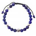 Bracelet Yin & Yang - Lapis lazuli