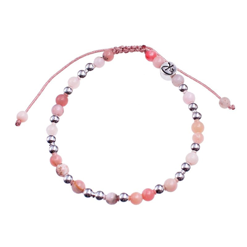 Bracelet En Argent Et Opales - Neuf Sans Emballage, Pierres Naturelles, Couleur Argenté