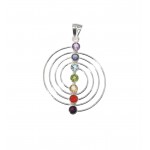 Pendentif "Spirale" - 7 Chakras
