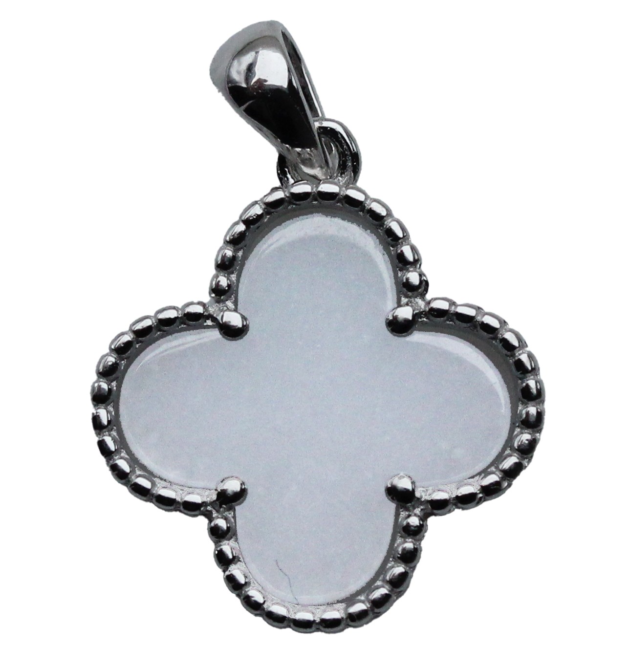 Pendentif Trèfle Vintage En Argent Massif - Bijou Occasion