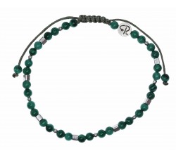 Bracelet Elipse en Malachite