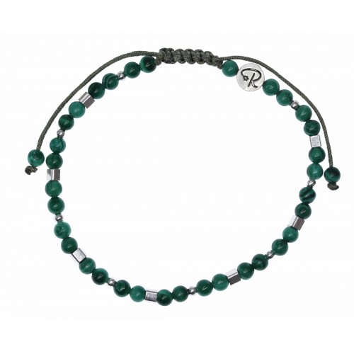 Bracelet Elipse en Malachite