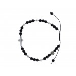 Bracelet Heaven - Onyx, Nacre et Perles de culture