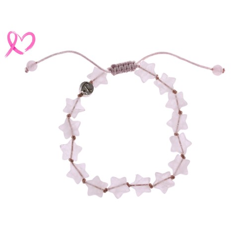 Bracelet Estrella en Quartz Rose