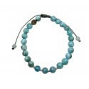 Bracelet Larissa - Larimar, Apatite et Argent 925