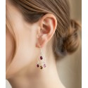 Boucles d'Oreilles Cascade en Tourmaline Multicolores – Argent 925 | Rêve de Jade