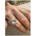 Bague Totem avec topaze
