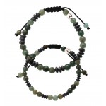 Bracelets de couple en Jade et Hématite